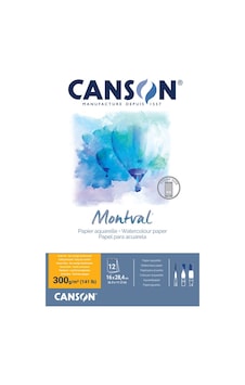 Canson Montval Suluboya Defteri 160 X 284 Mm, 300gr 12 Yaprak - Story Size Canson Montval Suluboya Defteri 160 X 284 Mm, 300gr 12 Yaprak - Story Size