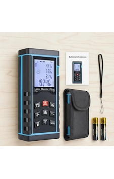 Ers 40 Metre Hassas Lazermetre Ölçer Lcd Dijital Ekran Su Terazili Lazerli Mesafe Ölçüm Cihazı Ers 40 Metre Hassas Lazermetre Ölçer Lcd Dijital Ekran Su Terazili Lazerli Mesafe Ölçüm Cihazı