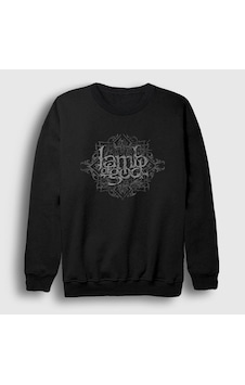 Presmono Unisex Logo V2 Lamb Of God Sweatshirt Siyah Presmono Unisex Logo V2 Lamb Of God Sweatshirt Siyah