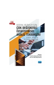 Çok Değişkenli İstatiksel Analiz Teknikleri - STATA SPSS ve R Uygulamaları - Nobel Akademik Yayıncılık Çok Değişkenli İstatiksel Analiz Teknikleri - STATA SPSS ve R Uygulamaları - Nobel Akademik Yayıncılık