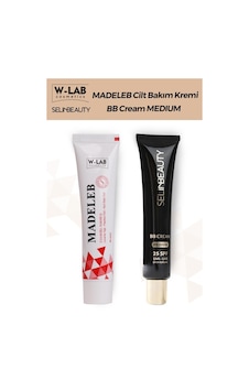 W-Lab Cosmetics Madeleb Krem 40 Ml + Selin Beauty Bb Cream Medium 40 Ml W-Lab Cosmetics Madeleb Krem 40 Ml + Selin Beauty Bb Cream Medium 40 Ml