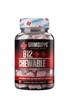 Grimsupps B6+b12 Folic Acid 60 Strawberry Chewable Tablet Grimsupps B6+b12 Folic Acid 60 Strawberry Chewable Tablet