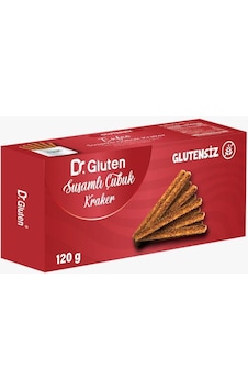 Dr. Gluten Glutensiz Susamlı Kraker 120 G Dr. Gluten Glutensiz Susamlı Kraker 120 G