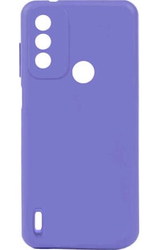 Tecno Spark 6 Go Kılıf Zore Biye Silikon Lila Tecno Spark 6 Go Kılıf Zore Biye Silikon Lila