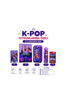 K-pop Karakterli Figürlü Eğlenceli Kırtasiye Seti 6'lı K-pop Karakterli Figürlü Eğlenceli Kırtasiye Seti 6'lı