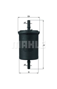 KNECHT KL248 Benzin Filtresi CLIO I II III Kangoo Megane I II Laguna I II Scenic Twingo / 206 307 406 407 Yakıt Filtresi 37881667