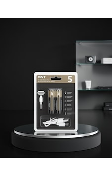 Aa Lityum Pil Type-c Şarjlı 1.5v Çiftli Paket Uczzzsaatpilii-3 Aa Lityum Pil Type-c Şarjlı 1.5v Çiftli Paket Uczzzsaatpilii-3
