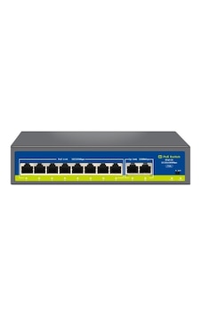 Novacom Nvc-hıf0820gbl-c Poe Switch 8 Port Poe 2 Port Uplink Novacom Nvc-hıf0820gbl-c Poe Switch 8 Port Poe 2 Port Uplink