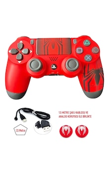 Playstation Dualshock 4 V2 Ps4 Oyun Kolu Siyah Pc + Ps4 1.5mt Şarj Kablosu Ve Analog Koruyucu Playstation Dualshock 4 V2 Ps4 Oyun Kolu Siyah Pc + Ps4 1.5mt Şarj Kablosu Ve Analog Koruyucu