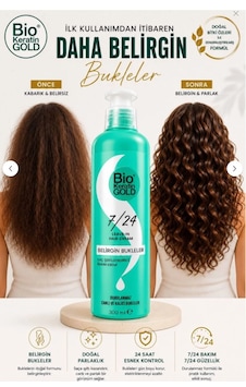Bio Keratin Gold Bukle Belirginleştirici 7/24 Saç Şekillendirici Bakım Kremi Durulanmaz 300ml Bio Keratin Gold Bukle Belirginleştirici 7/24 Saç Şekillendirici Bakım Kremi Durulanmaz 300ml