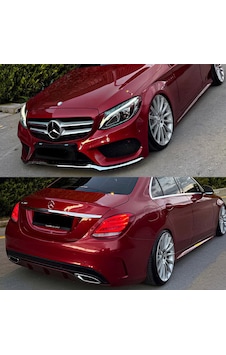 Mercedes W205 C Serisi Makyajsız Amg Bodykit Seti 2015-2018