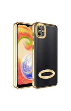Galaxy A03 Kılıf Kamera Korumalı Logo Gösteren Zore Omega Kapak Gold Galaxy A03 Kılıf Kamera Korumalı Logo Gösteren Zore Omega Kapak Gold
