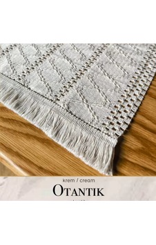 Masa Üzerine Runner, Sehpa Örtüsü Fransız Dantel Detaylı Otantik 40 X 140 Cm Kreme Krem Çok Renkli Masa Üzerine Runner, Sehpa Örtüsü Fransız Dantel Detaylı Otantik 40 X 140 Cm Kreme Krem Çok Renkli