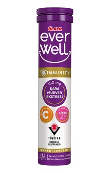 5 Adet Ülker Everwell Karamürver C Vitamin Tablet 15'li 67.5 G 5 Adet Ülker Everwell Karamürver C Vitamin Tablet 15'li 67.5 G