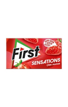 First Sensations Çilek Aromalı Şekersiz Sakız 27 Gr First Sensations Çilek Aromalı Şekersiz Sakız 27 Gr