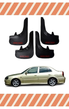 Hyundai Accent Milenyum Racing Yazılı 4'lü Tozluk Çamurluk Paçalık Hyundai Accent Milenyum Racing Yazılı 4'lü Tozluk Çamurluk Paçalık