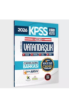 2026 FULLKPSS Lisans-Önlisans-Ortaöğretim Vatandaşlık Kara Kutu ÖSYM Çıkmış Soru Banka Son 15 Yıl 2026 FULLKPSS Lisans-Önlisans-Ortaöğretim Vatandaşlık Kara Kutu ÖSYM Çıkmış Soru Banka Son 15 Yıl