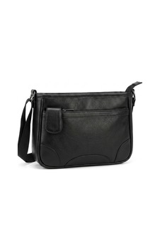 Levano Leather Kadın Siyah Çok Bölmeli Deri Omuz Ve Çapraz Çanta 20x30 Cm Siyah Levano Leather Kadın Siyah Çok Bölmeli Deri Omuz Ve Çapraz Çanta 20x30 Cm Siyah