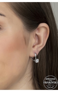 Union Swarovski Zirconia Kadın 1.68 Karat Pırlanta Montür Tektaş Gümüş Küpe Union Swarovski Zirconia Kadın 1.68 Karat Pırlanta Montür Tektaş Gümüş Küpe