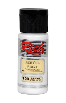 Rich Akrilik Boya Beyaz 30Cc Rich Akrilik Boya Beyaz 30Cc