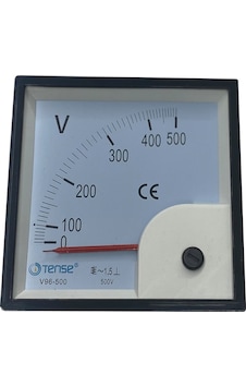96x96mm 500V Analog Voltmetre 96x96mm 500V Analog Voltmetre