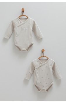 Caramell Cute Bear Anvelop Çıtçıtlı İkili Body Gri Caramell Cute Bear Anvelop Çıtçıtlı İkili Body Gri