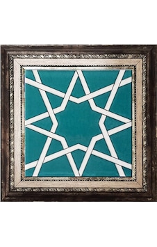 Armada Çini 20X20 Cm Sp 94 Yıldız Kütahya Çinisi Selçuklu Çini