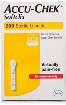 Accu-Chek Softclix Siteril Lanset 200'lü Accu-Chek Softclix Siteril Lanset 200'lü