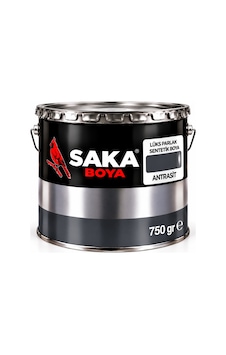 Saka Boya Lüks Parlak Sentetik Boya Antrasit 750 Ml Saka Boya Lüks Parlak Sentetik Boya Antrasit 750 Ml