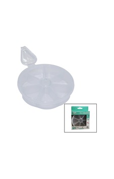 7 Bölmeli Plastik Kutusu 5047 Açık Bej