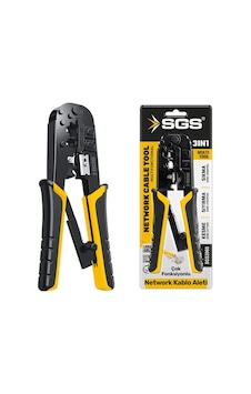 Sgs2065 Network Kablo Pensesi 3 İn 1 Kesme Sıyırma Sıkma