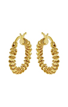 Altın Halka Küpe T081524 Sarı Altın Altın Halka Küpe T081524 Sarı Altın