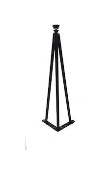 Dekoratif Metal Boru Firkete Sehpa Ayağı 41 CM - 1 Adet Dekoratif Metal Boru Firkete Sehpa Ayağı 41 CM - 1 Adet