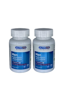 Nutrivita Nutrition Men Multivitamin Multimineral 2x90 Tablet Probiotic Saw Palmetto Ginseng Maca Nutrivita Nutrition Men Multivitamin Multimineral 2x90 Tablet Probiotic Saw Palmetto Ginseng Maca