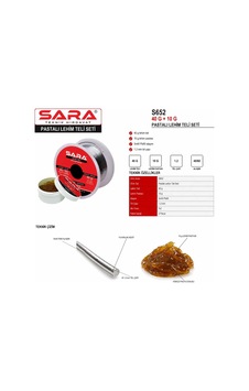 Sara S652 40 G Lehim Teli + 10 G Lehim Pastası Seti