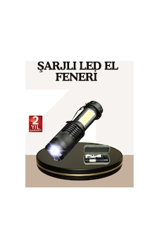 Küçük Boy Şarjlı Led El Feneri Taşınabilir Klipsli Belirtilmemiş Küçük Boy Şarjlı Led El Feneri Taşınabilir Klipsli Belirtilmemiş