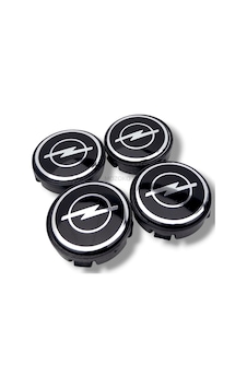 Opel Logolu 56 Mm Siyah Geçmeli Jant Göbeği Kapak Seti, 4 Adet Krom Görünümlü Opel Logolu 56 Mm Siyah Geçmeli Jant Göbeği Kapak Seti, 4 Adet Krom Görünümlü