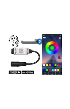 Bluetooth Kontrollü Rgb Şerit Led Kontrol Cihazı - 10 Metreye Kadar Bluetooth Kontrollü Rgb Şerit Led Kontrol Cihazı - 10 Metreye Kadar