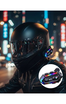 Ipx6 Su Geçirmez Intercom 1000m Bağlantı 1000mah Batarya Rgb Işıklı 61011562 Ipx6 Su Geçirmez Intercom 1000m Bağlantı 1000mah Batarya Rgb Işıklı 61011562