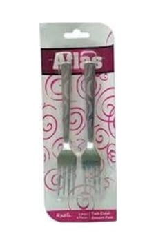 6 Parça Metal Tatlı Çatalı Çok Renkli 6 Parça Metal Tatlı Çatalı Çok Renkli