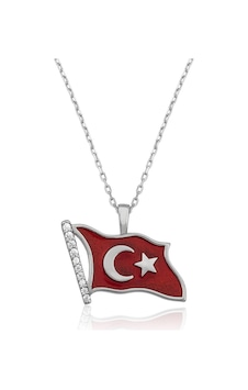 Gümüş Türk Bayrağı Kolye (230982933) Gümüş Türk Bayrağı Kolye (230982933)