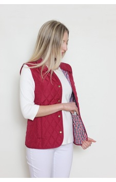 CottonCool Kadın Kapitone Yelek Bordo CottonCool Kadın Kapitone Yelek Bordo