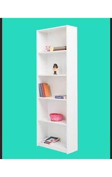 Mobilya Sepeti Ms 110 Mdf 5 Raflı Kitaplık Beyaz