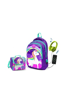 Coral High Kids Mor Unicorn Okul ve Beslenme Çantası - Kız Çocuk Coral High Kids Mor Unicorn Okul ve Beslenme Çantası - Kız Çocuk
