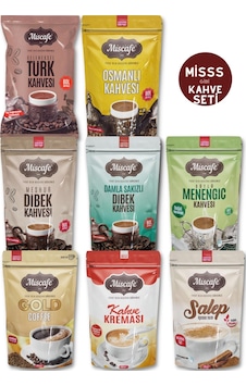 Miscafe Türk Kahvesi Seti 8'li Miscafe Türk Kahvesi Seti 8'li