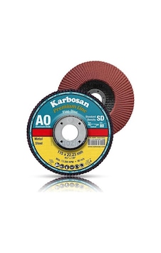 Karbosan 982985 Flap Disk Zımpara 115x80 Mm Karbosan 982985 Flap Disk Zımpara 115x80 Mm