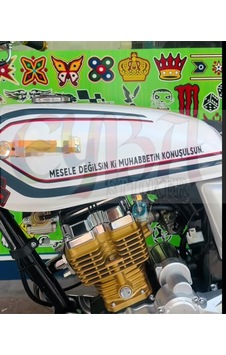 Mesele Değilsin Ki Muhabbetin Konuşulsun. Motorsiklet Yazı Sticker Araç Arkası