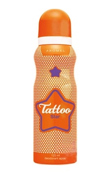 Aromel Tattoo Star Sprey Deodorant 125 ML Aromel Tattoo Star Sprey Deodorant 125 ML
