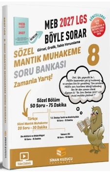 2027 8. Sınıf Sözel Mantık Muhakeme Soru Bankası Sinan Kuzucu 2027 8. Sınıf Sözel Mantık Muhakeme Soru Bankası Sinan Kuzucu