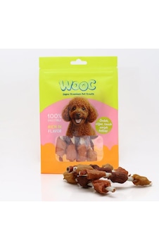 Wooc Ördek, Ciğer, Tavuk Sargılı Köpek Ödülü 75 Gr Wooc Ördek, Ciğer, Tavuk Sargılı Köpek Ödülü 75 Gr